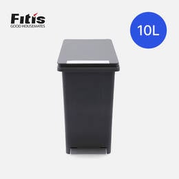 Th&ugrave;ng R&aacute;c Nhựa Fitis Compact Bin 10L- 2 M&agrave;u (X&aacute;m X&aacute;m, Trắng X&aacute;m) - PPS1-906, PPS1-903